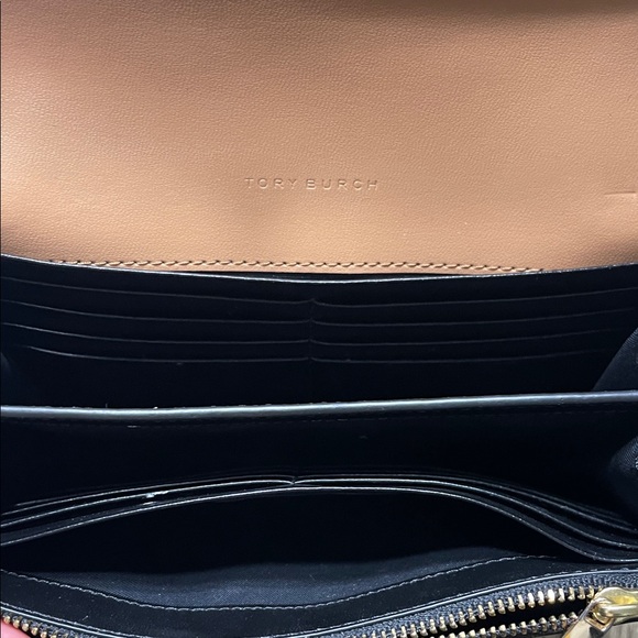 Tory Burch Black Leather Chain Crossbody Bag - Picture 5 of 5